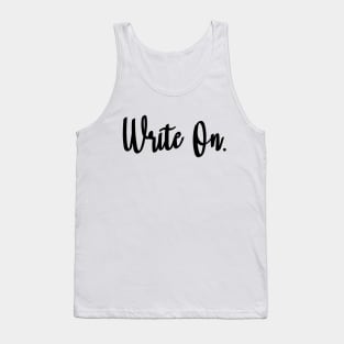 Write On Tank Top